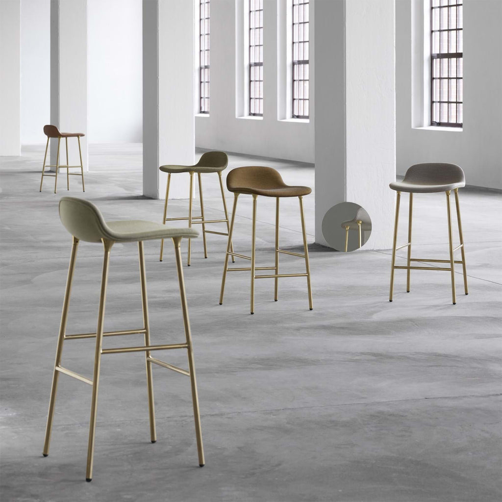 Form Barstool 65 cm Walnut/Steel från Vålamagasinet Barstolar, Normann Copenhagen, Image-2