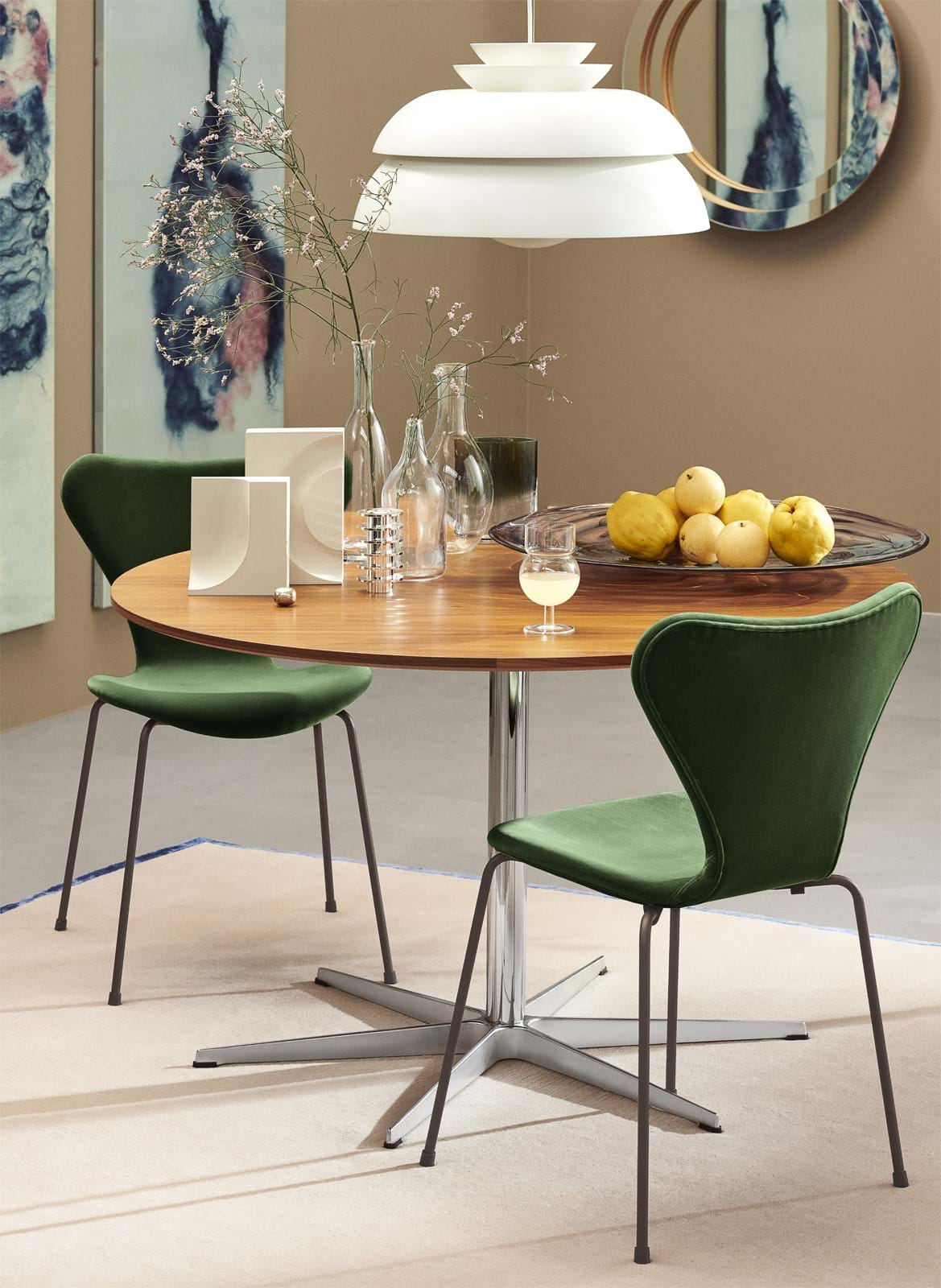 Sjuan 3107 Stol Helklädd Belfast från Vålamagasinet Matstolar, Fritz Hansen, Image-3