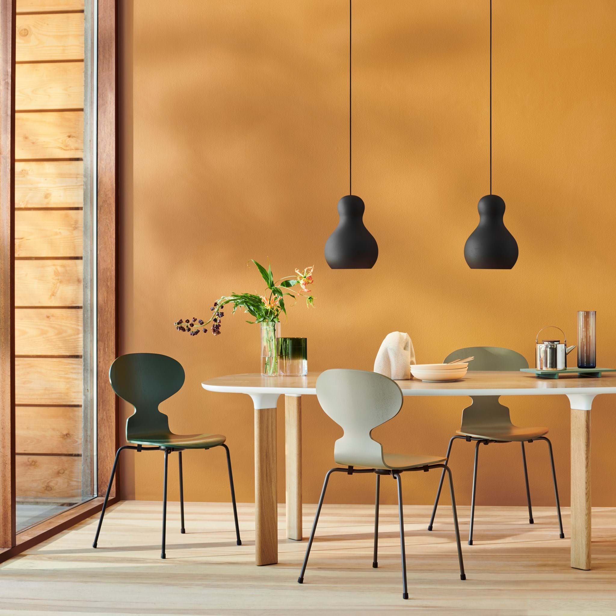 Myran 3101 Stol Färgad Ask från Vålamagasinet Matstolar, Fritz Hansen, Image-2