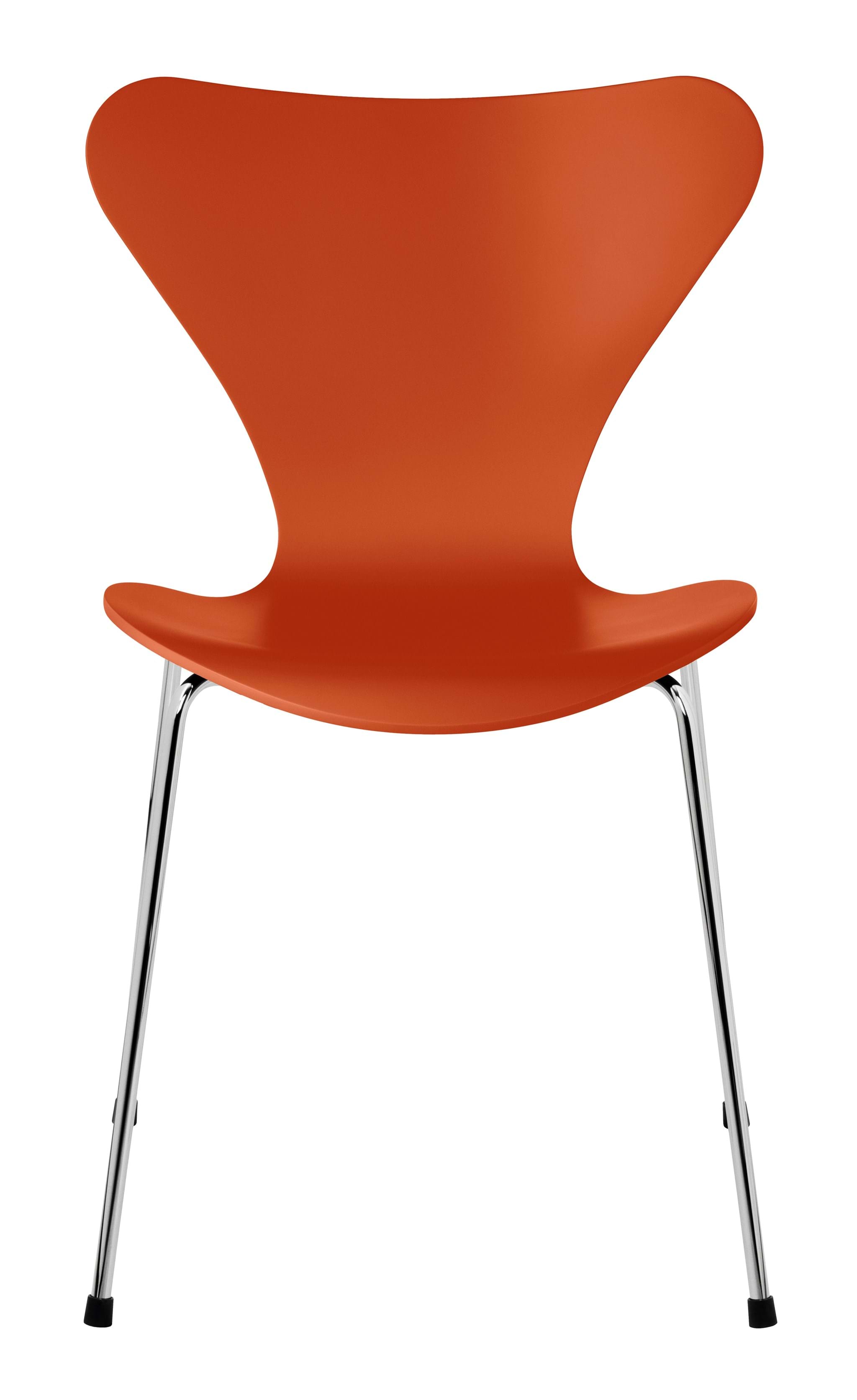 Sjuan 3107 Stol Lackad från Vålamagasinet Matstolar, Fritz Hansen, Image-1