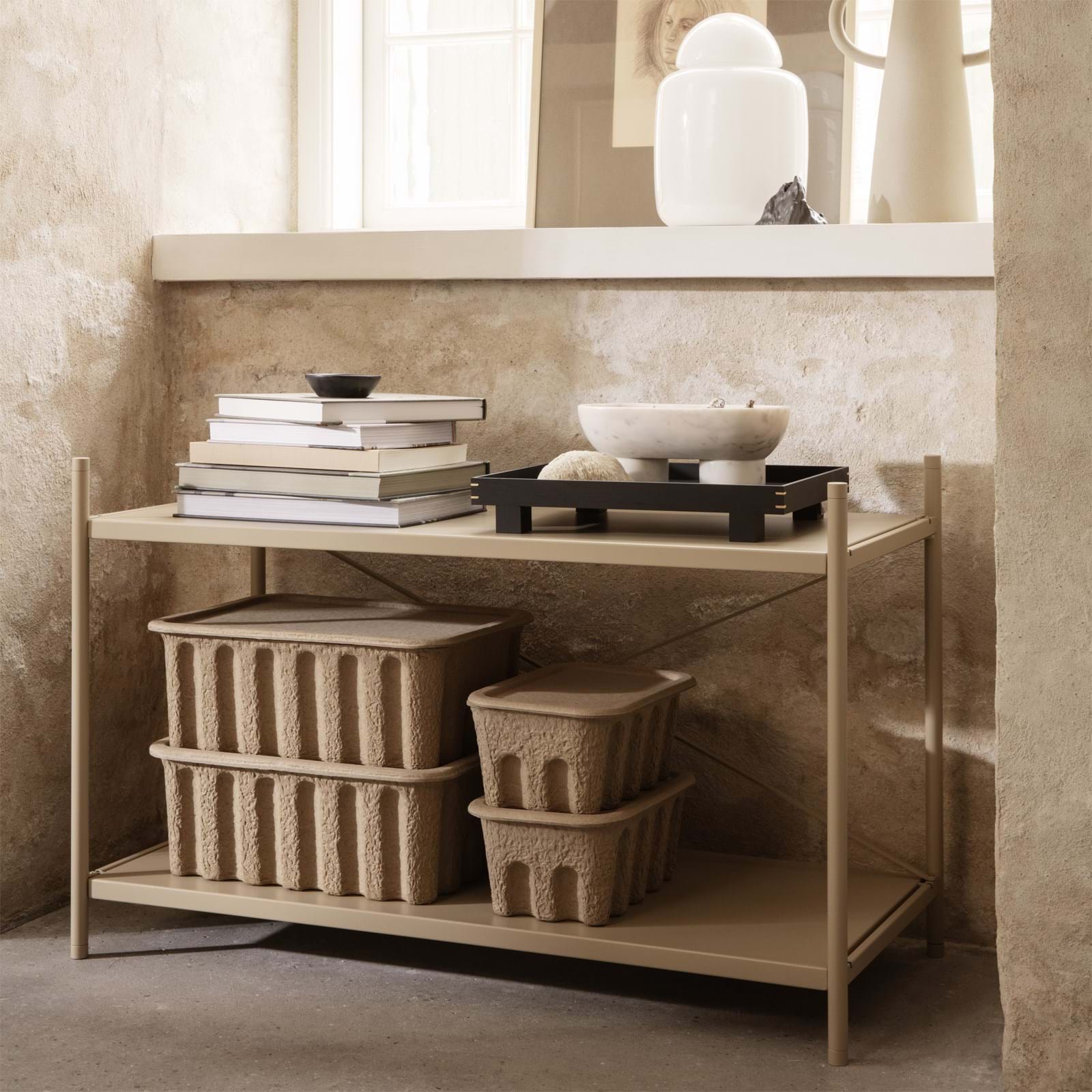 Paper Pulp Box Set of 2 från Vålamagasinet Övriga inredningsdetaljer, Ferm Living, Image-2