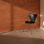 Sjuan 3107 Stol Helklädd från Vålamagasinet Matstolar, Fritz Hansen, Image-2