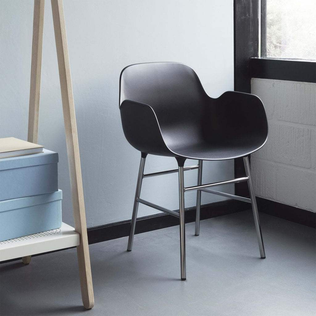 Form Armchair Steel från Vålamagasinet Matstolar, Normann Copenhagen, Image-2