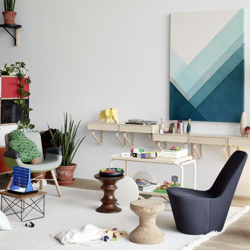 Stools Dark Walnut från Vålamagasinet Pallar och bänkar, Vitra, Image-5