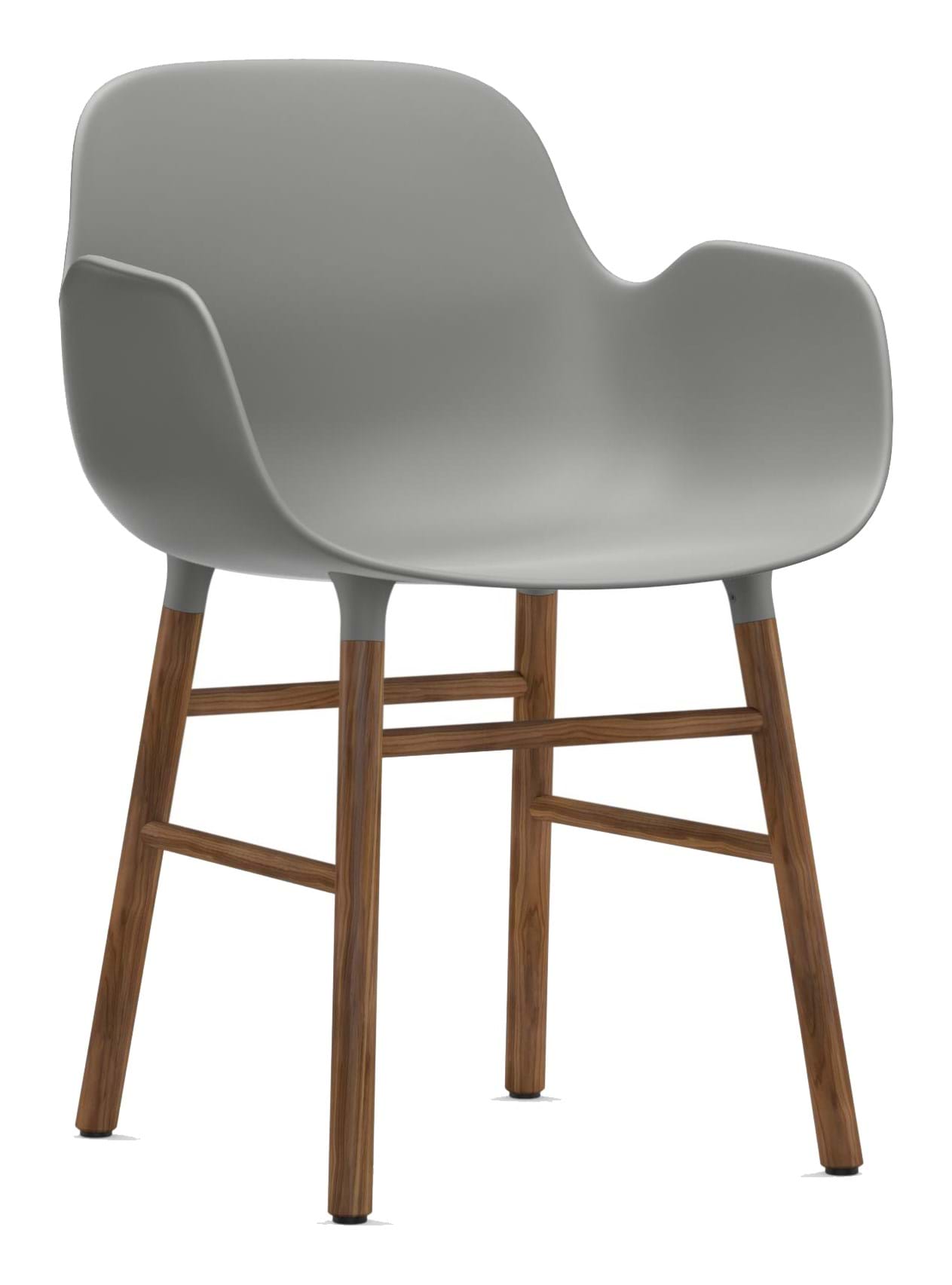 Form Armchair Walnut från Vålamagasinet Matstolar, Normann Copenhagen, Image-1