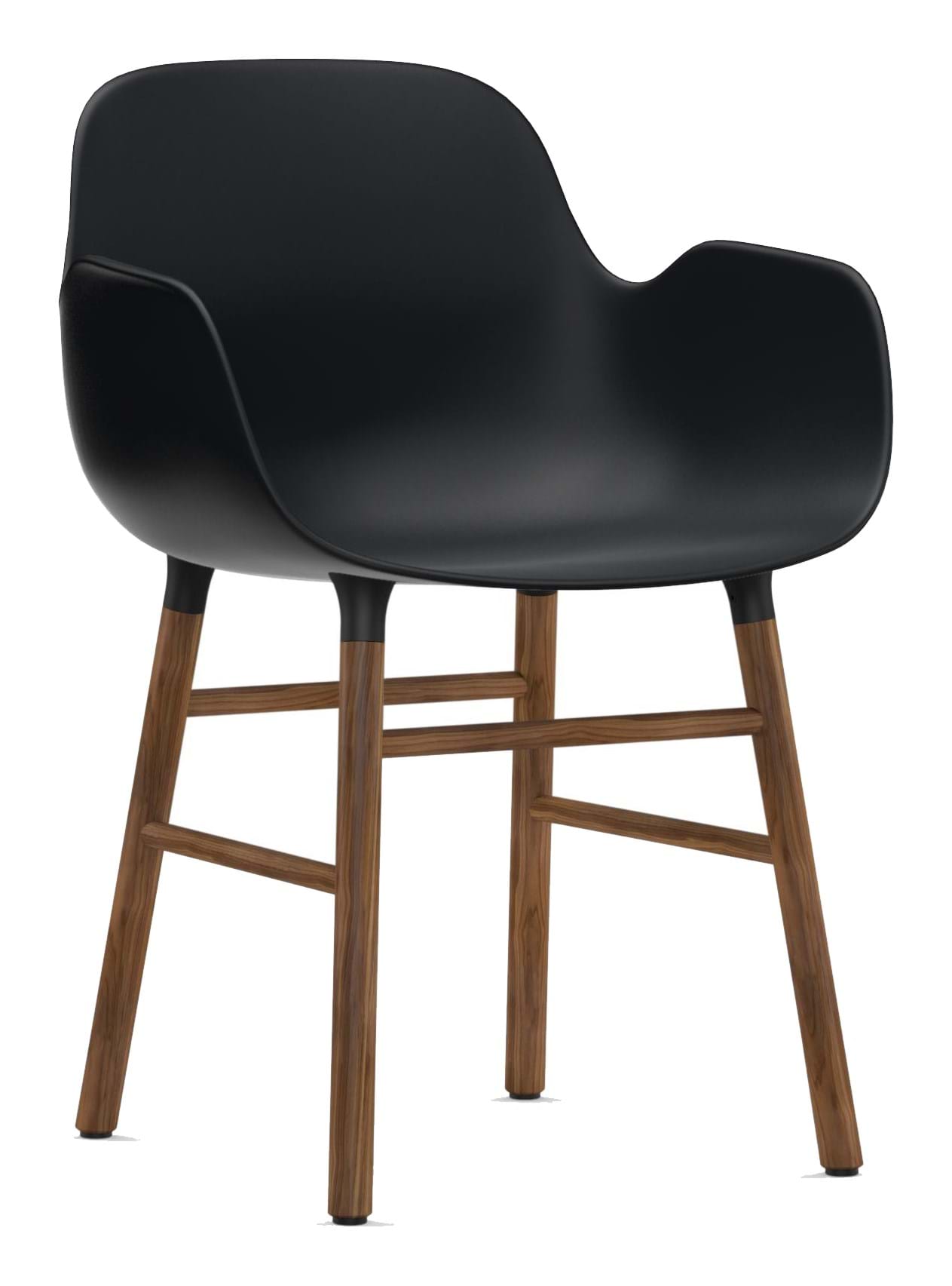 Form Armchair Walnut från Vålamagasinet Matstolar, Normann Copenhagen, Image-1