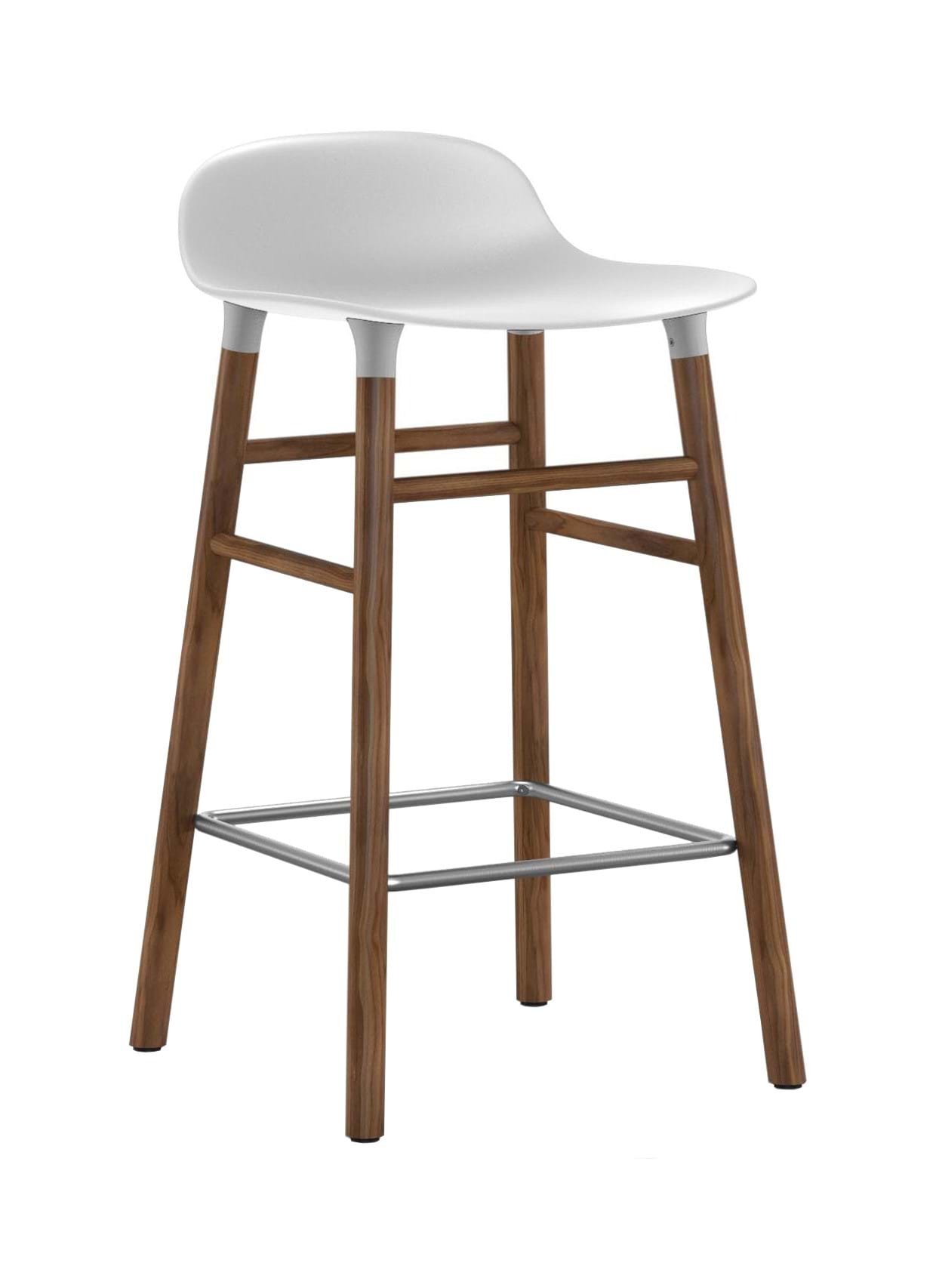 Form Barstool 65 cm Walnut/Steel från Vålamagasinet Barstolar, Normann Copenhagen, Image-1