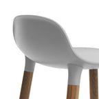 Form Barstool 75 cm Oak/Steel från Vålamagasinet Barstolar, Normann Copenhagen, Image-2