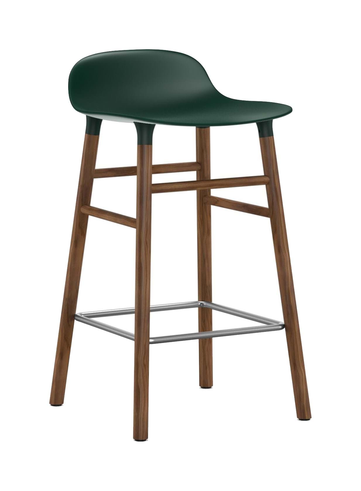 Form Barstool 65 cm Walnut/Steel från Vålamagasinet Barstolar, Normann Copenhagen, Image-1