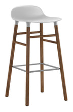 Form Barstool 75 cm Walnut/Steel från Vålamagasinet Barstolar, Normann Copenhagen, Image-1