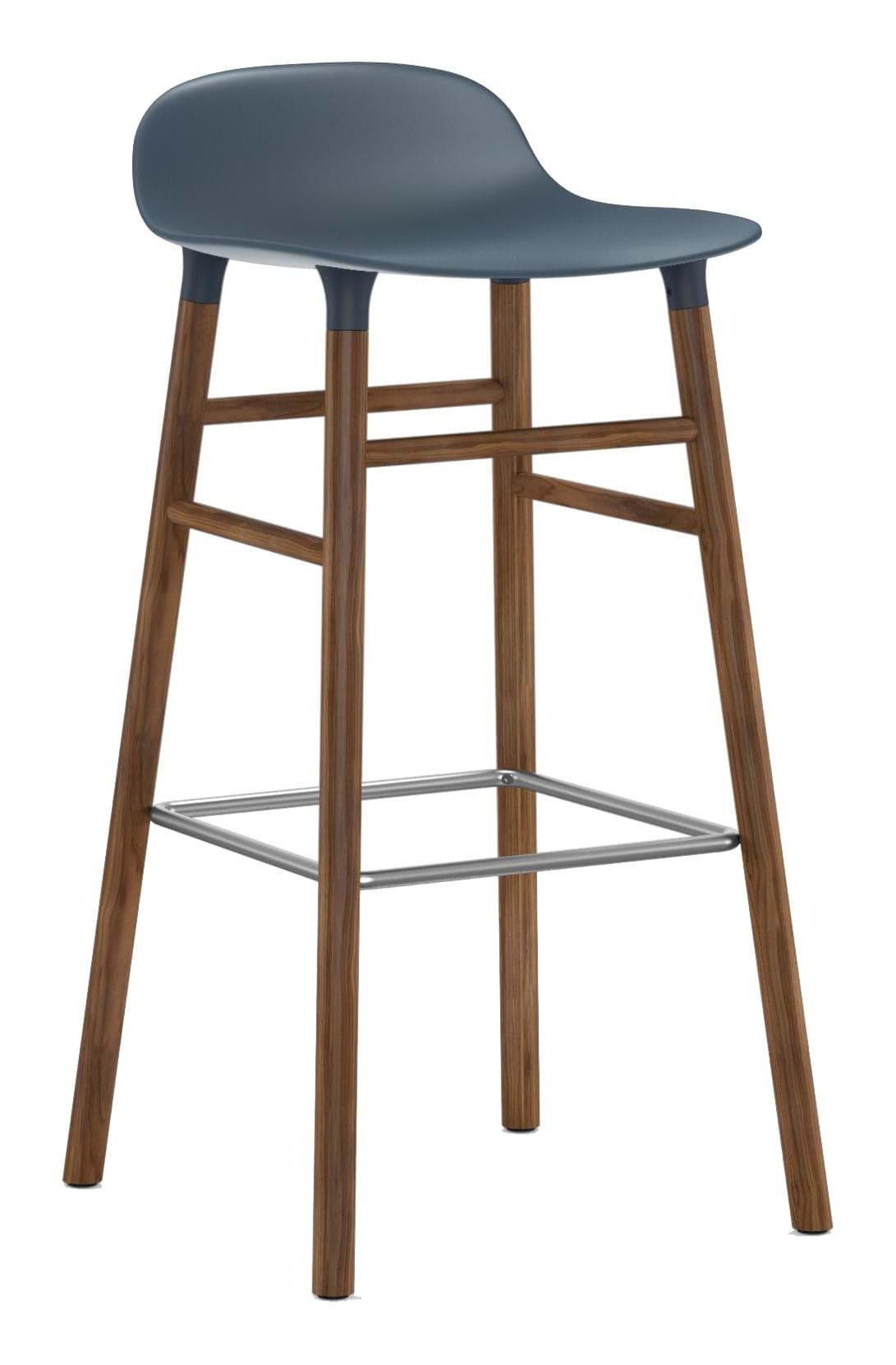 Form Barstool 75 cm Walnut/Steel från Vålamagasinet Barstolar, Normann Copenhagen, Image-1