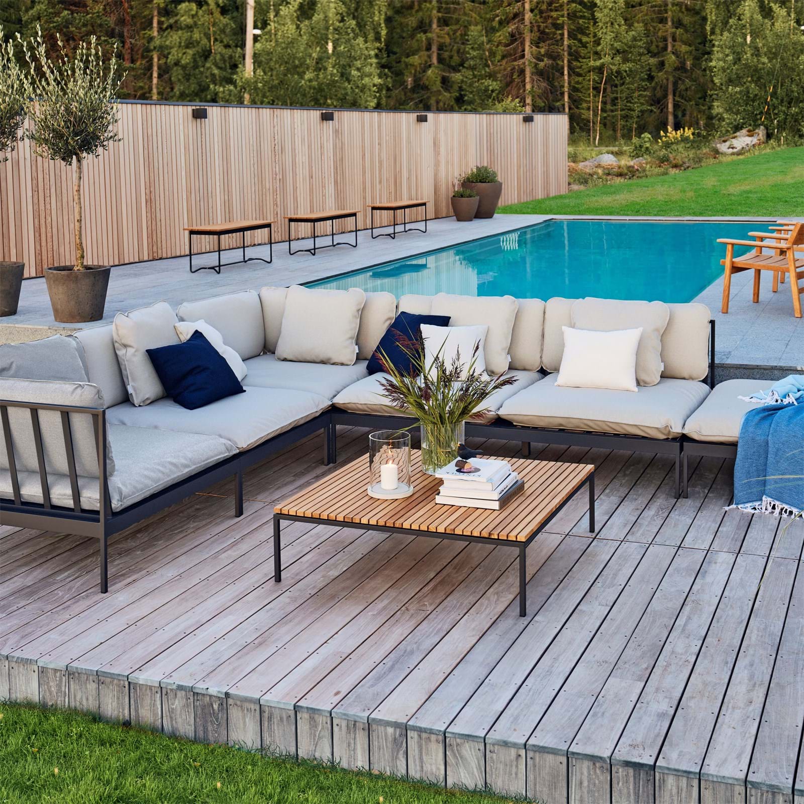 Bönan Loungebord Stort från Vålamagasinet Soffbord utemöbler, Skargaarden, Image-2