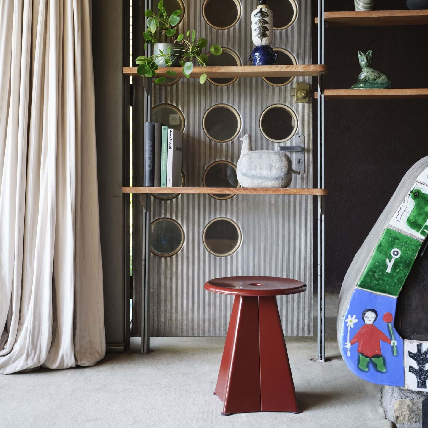 Tabouret Métallique från Vålamagasinet Pallar och bänkar, Vitra, Image-2