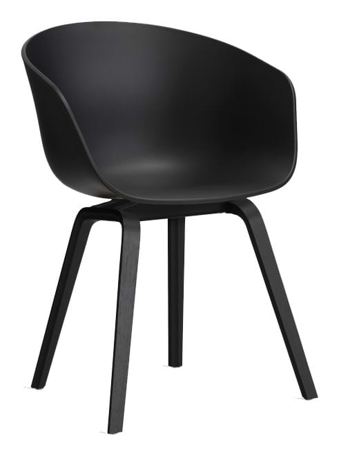 About a Chair AAC22 Black Lacquered Oak från Vålamagasinet Matstolar, HAY, Image-1