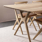 Amelia Matbord Vitoljad Ek från Vålamagasinet Matbord, Kristensen Kristensen, Image-2