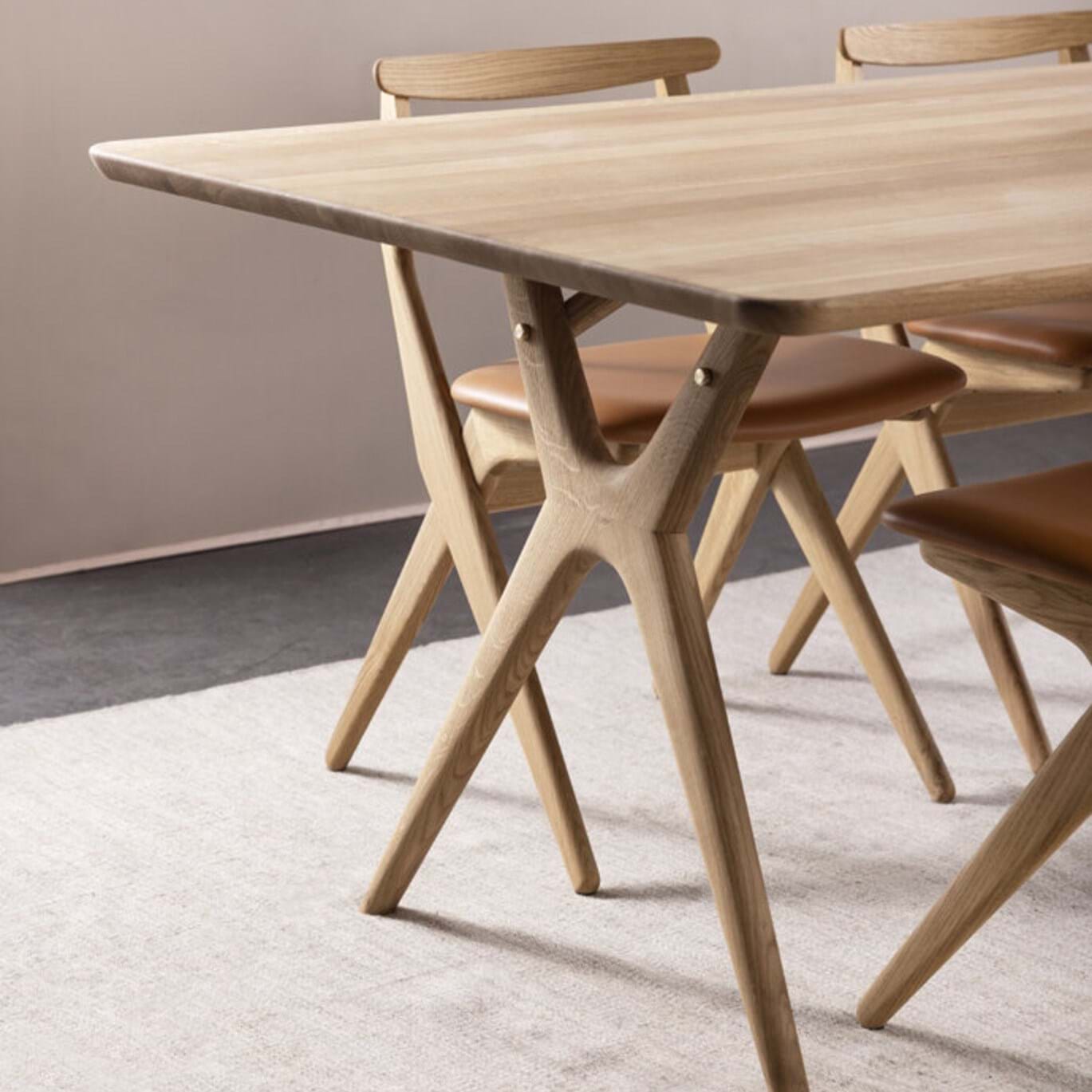 Amelia Matbord Vitoljad Ek från Vålamagasinet Matbord, Kristensen Kristensen, Image-2