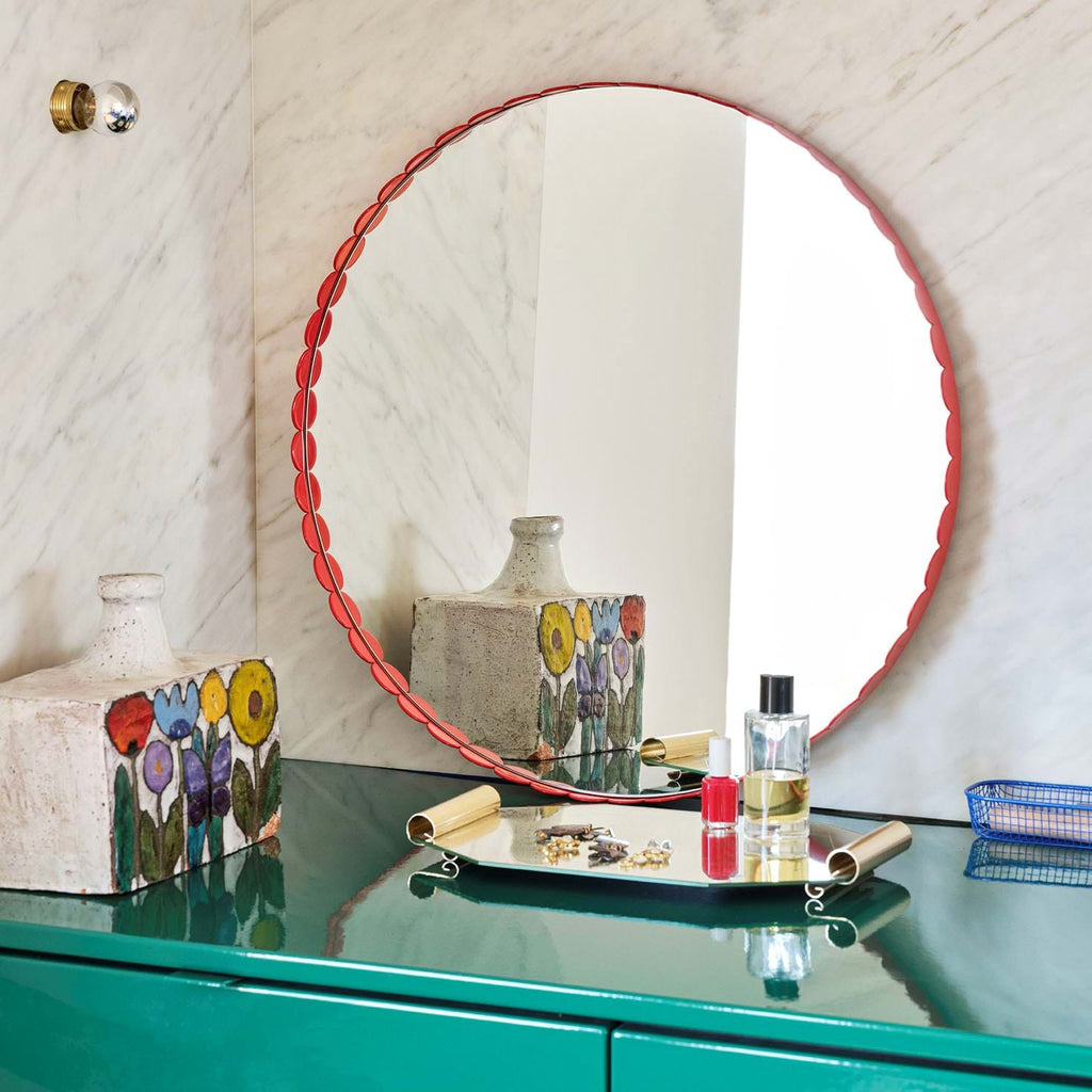 Arcs Mirror Round från Vålamagasinet Speglar, HAY, Image-2
