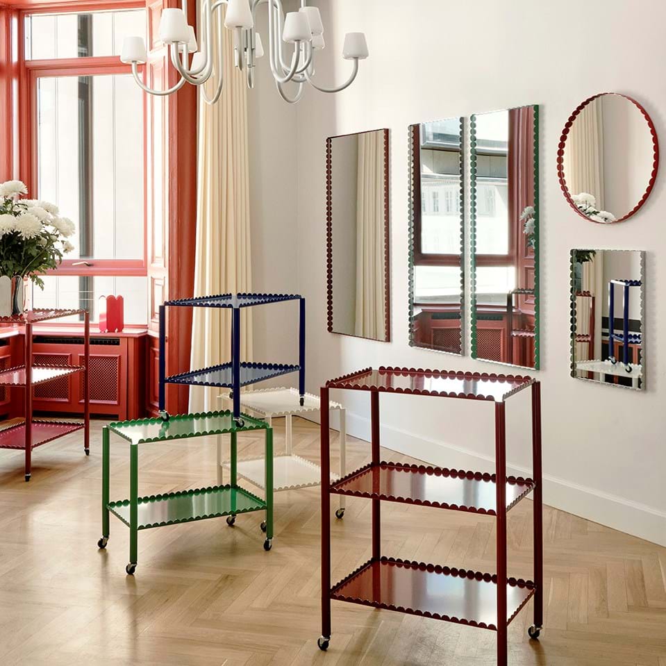 Arcs Mirror Round från Vålamagasinet Speglar, HAY, Image-6