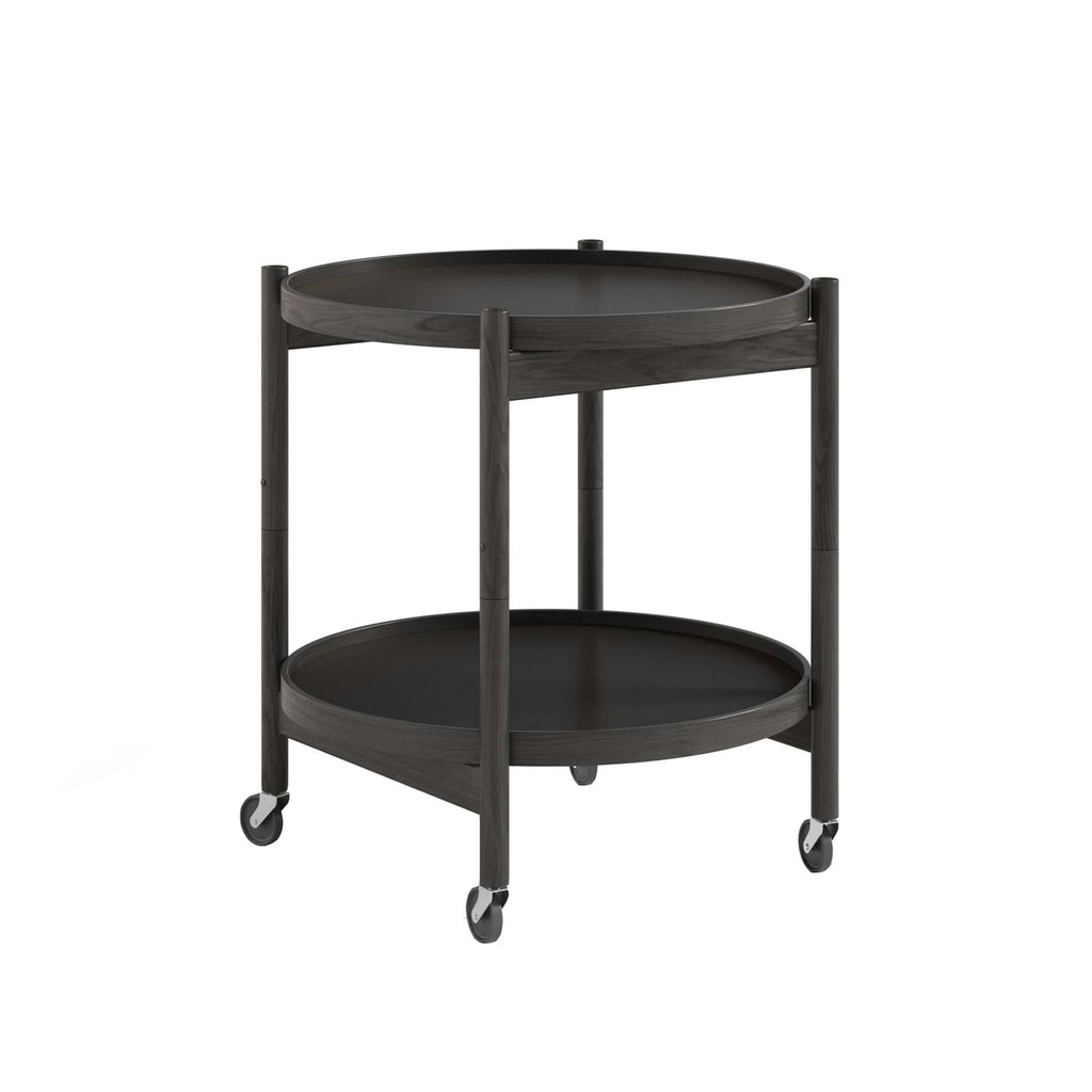 Bølling Tray Table 50 cm Black Lacquered Oak från Vålamagasinet Sidobord, Brdr. Krüger, Image-1