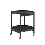 Bølling Tray Table 50 cm Black Lacquered Oak från Vålamagasinet Sidobord, Brdr. Krüger, Image-1