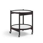 Bølling Tray Table 50 cm Black Lacquered Oak från Vålamagasinet Sidobord, Brdr. Krüger, Image-4