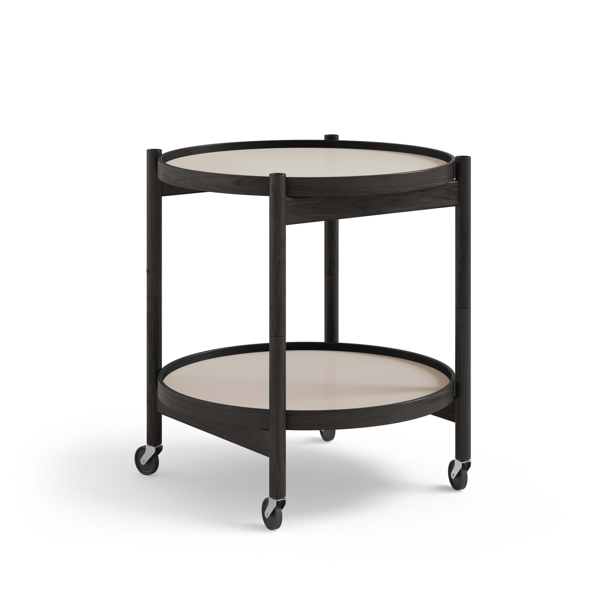 Bølling Tray Table 50 cm Black Lacquered Oak från Vålamagasinet Sidobord, Brdr. Krüger, Image-4