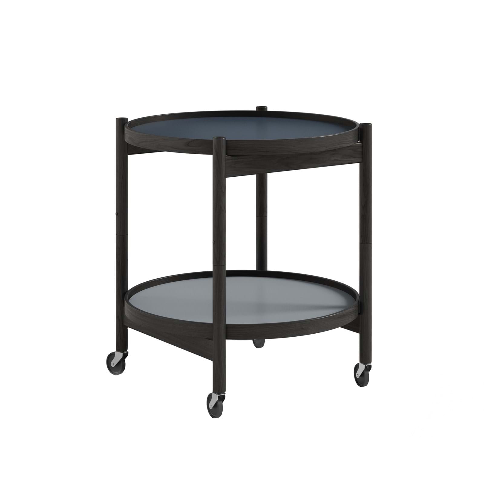 Bølling Tray Table 50 cm Black Lacquered Oak från Vålamagasinet Sidobord, Brdr. Krüger, Image-1