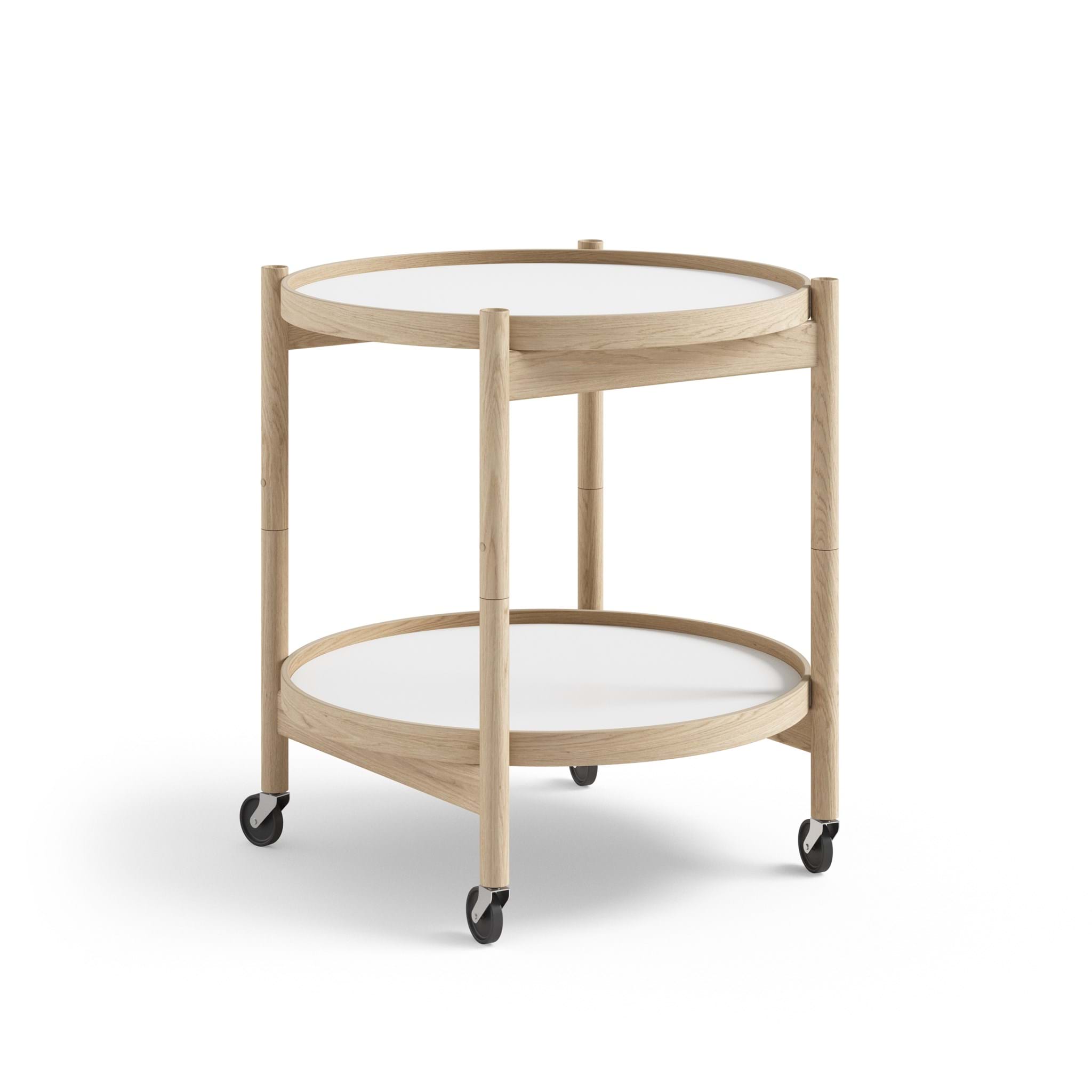 Bølling Tray Table 50 cm Oak Untreated från Vålamagasinet Serveringsvagnar och rullbord, Brdr. Krüger, Image-4