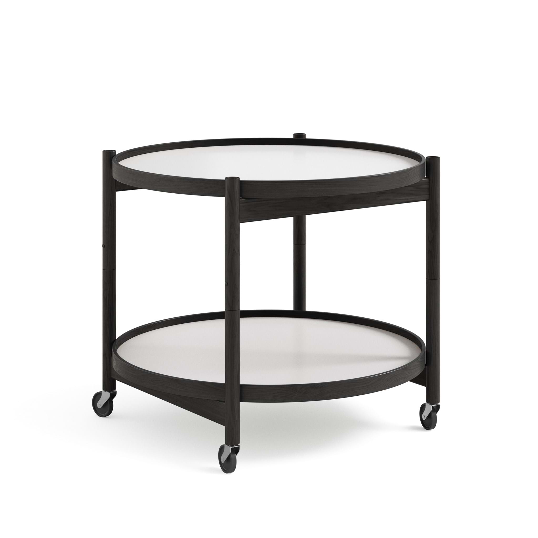 Bølling tray table 60 cm Black Laquered Oak från Vålamagasinet Serveringsvagnar och rullbord, Brdr. Krüger, Image-2