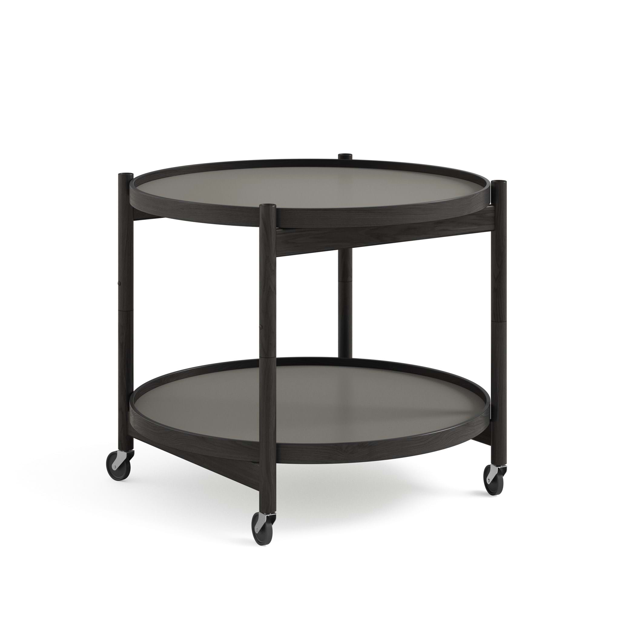 Bølling tray table 60 cm Black Laquered Oak från Vålamagasinet Serveringsvagnar och rullbord, Brdr. Krüger, Image-2