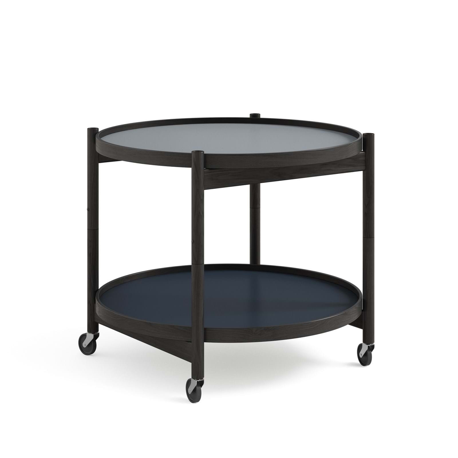 Bølling tray table 60 cm Black Laquered Oak från Vålamagasinet Serveringsvagnar och rullbord, Brdr. Krüger, Image-3