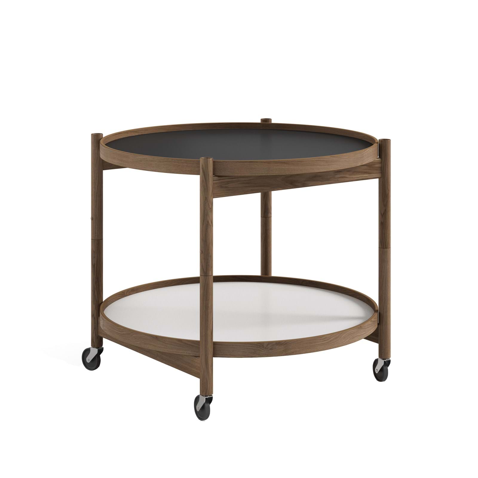 Bølling Tray Table 60 cm Fumed Oak från Vålamagasinet Serveringsvagnar och rullbord, Brdr. Krüger, Image-1