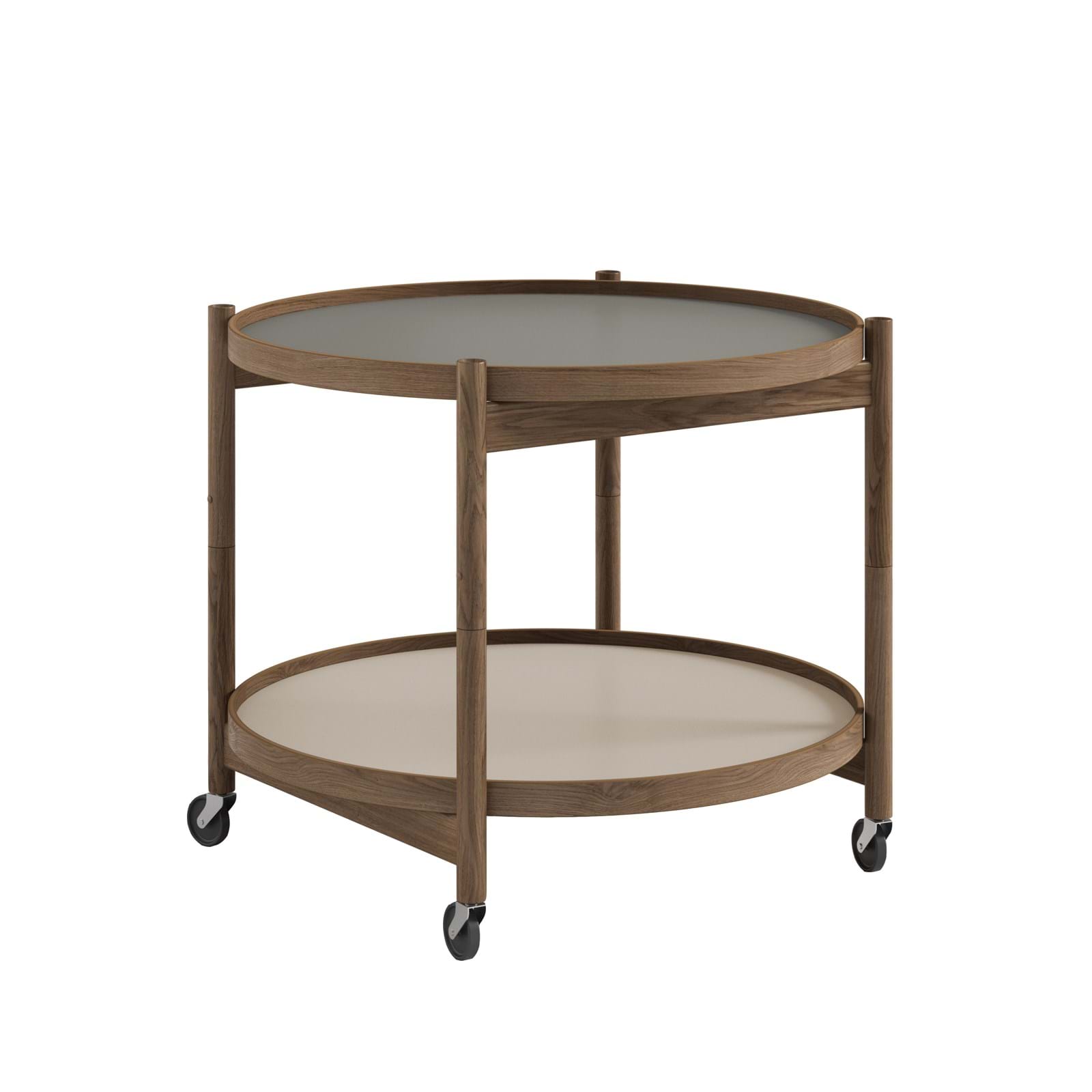 Bølling Tray Table 60 cm Fumed Oak från Vålamagasinet Serveringsvagnar och rullbord, Brdr. Krüger, Image-1