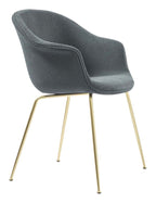 Bat Dining Chair Fully Upholstered Brass Semi Matt från Vålamagasinet Matstolar, Gubi, Image-1