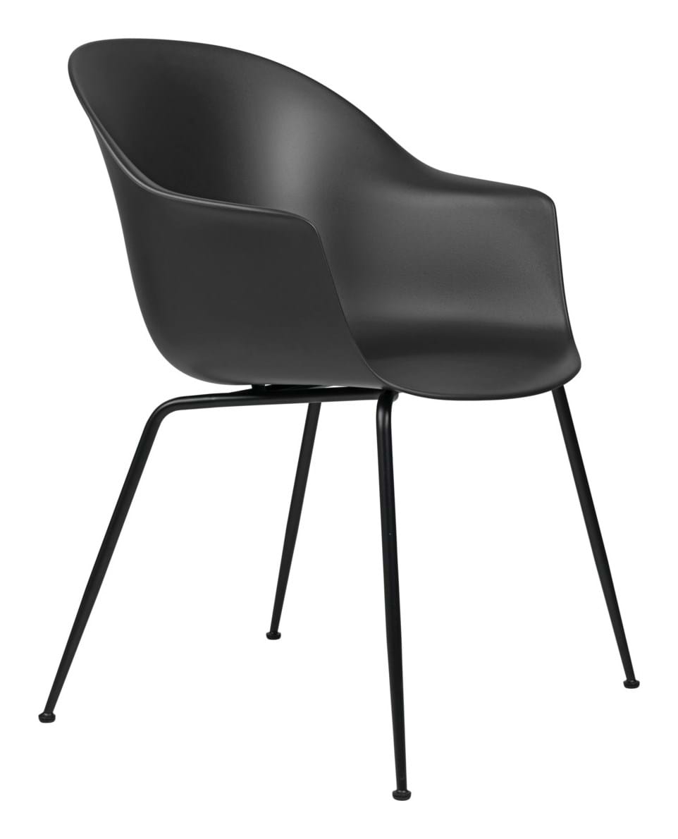 Bat Dining Chair Conic Base Black Matt från Vålamagasinet Matstolar, Gubi, Image-1