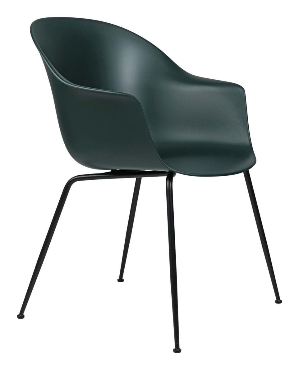 Bat Dining Chair Conic Base Black Matt från Vålamagasinet Matstolar, Gubi, Image-1