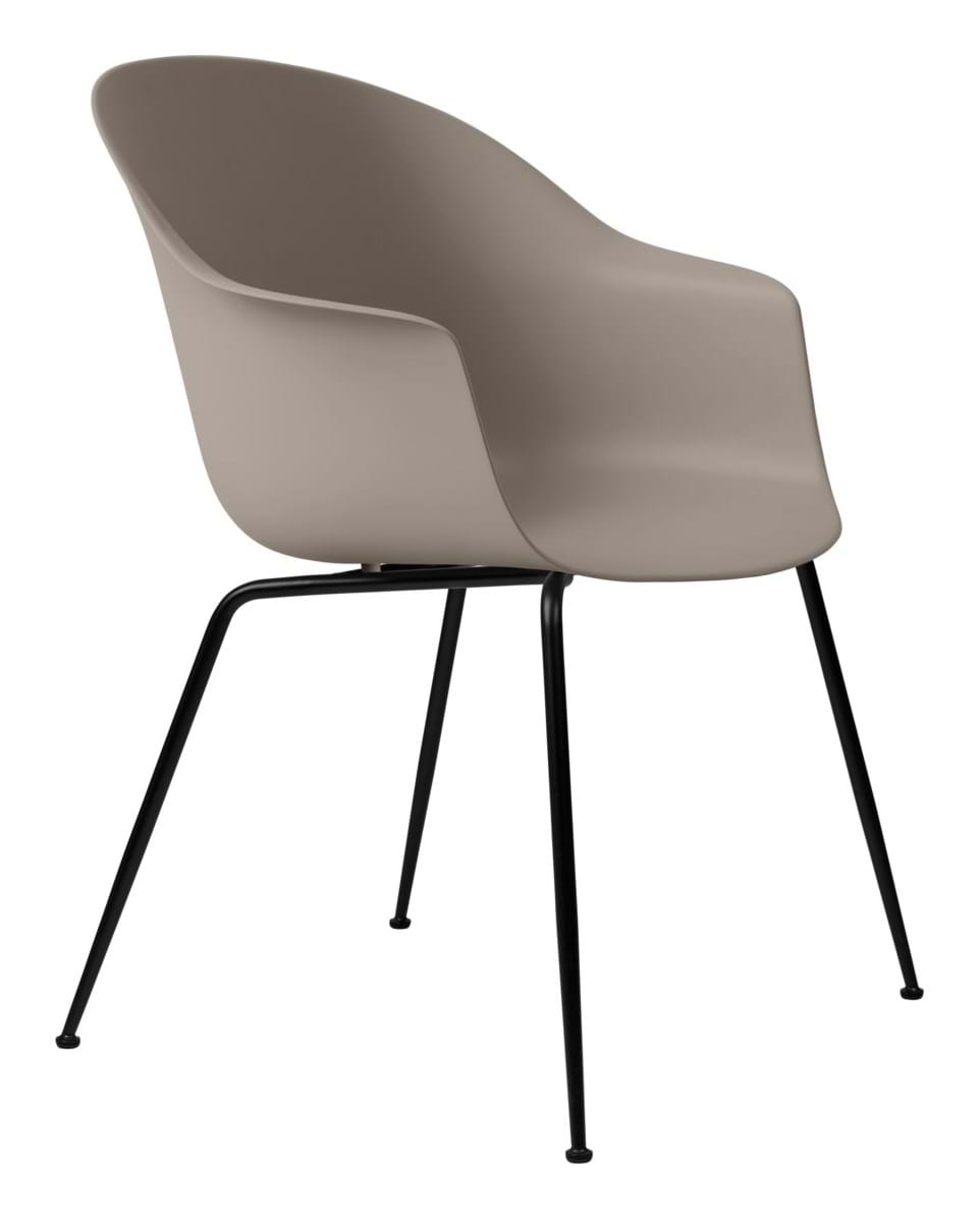 Bat Dining Chair Conic Base Black Matt från Vålamagasinet Matstolar, Gubi, Image-1
