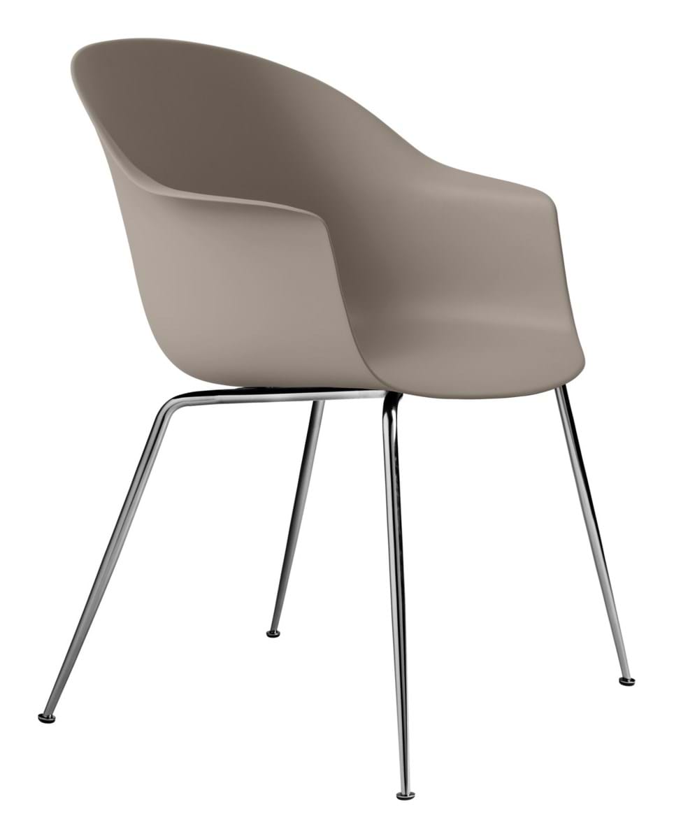 Bat Dining Chair Conic Base Chrome från Vålamagasinet Matstolar, Gubi, Image-1