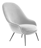 Bat Lounge Chair High Back Conic Base Black Matt från Vålamagasinet Fåtöljer, Gubi, Image-1