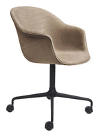Bat Meeting Chair Fully Upholstered 4-star Base W. Castors från Vålamagasinet Skrivbordsstolar, Gubi, Image-1