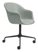 Bat Meeting Chair Fully Upholstered 4-star Base W. Castors från Vålamagasinet Skrivbordsstolar, Gubi, Image-1