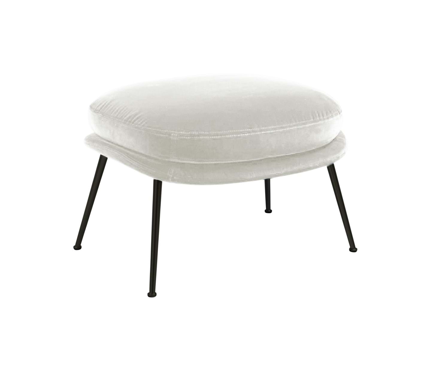 Bat Ottoman Conic Base Black Matt från Vålamagasinet Fotpallar, Gubi, Image-1