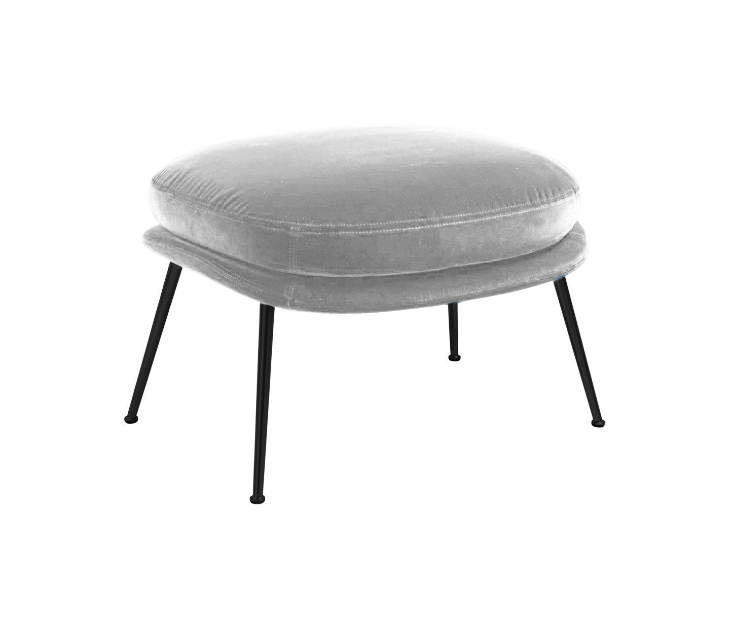 Bat Ottoman Conic Base Black Matt från Vålamagasinet Fotpallar, Gubi, Image-1