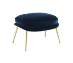 Bat Ottoman Conic Base Brass Semi Matt från Vålamagasinet Fotpallar, Gubi, Image-1
