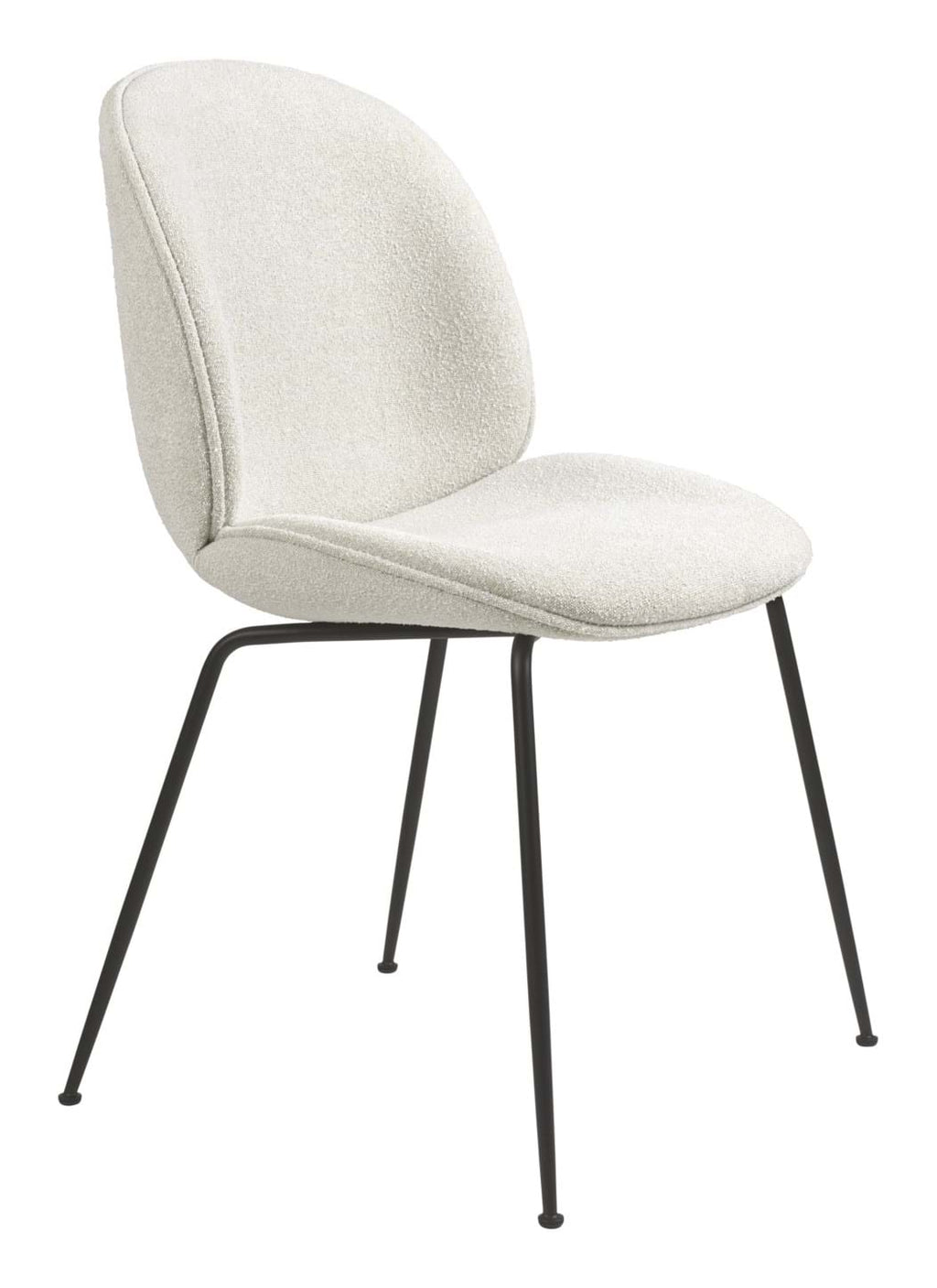 Beetle Chair Fully Upholstered Black Matt Base från Vålamagasinet Matstolar, Gubi, Image-1