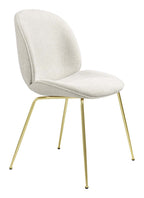 Beetle Chair Fully Upholstered Brass Semi Matt Base från Vålamagasinet Matstolar, Gubi, Image-1