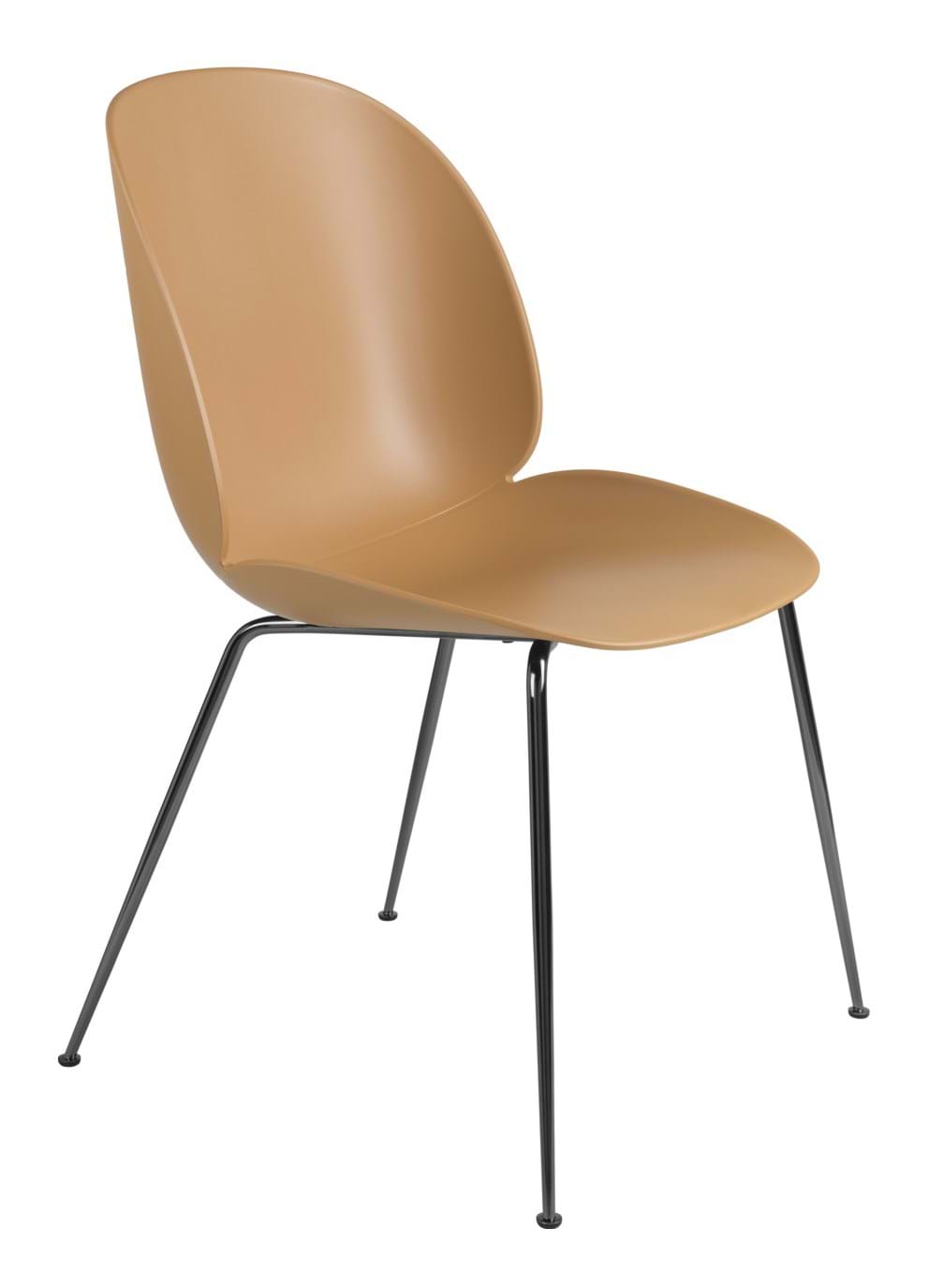 Beetle Chair Unupholstered Black Chrome Base från Vålamagasinet Matstolar, Gubi, Image-1