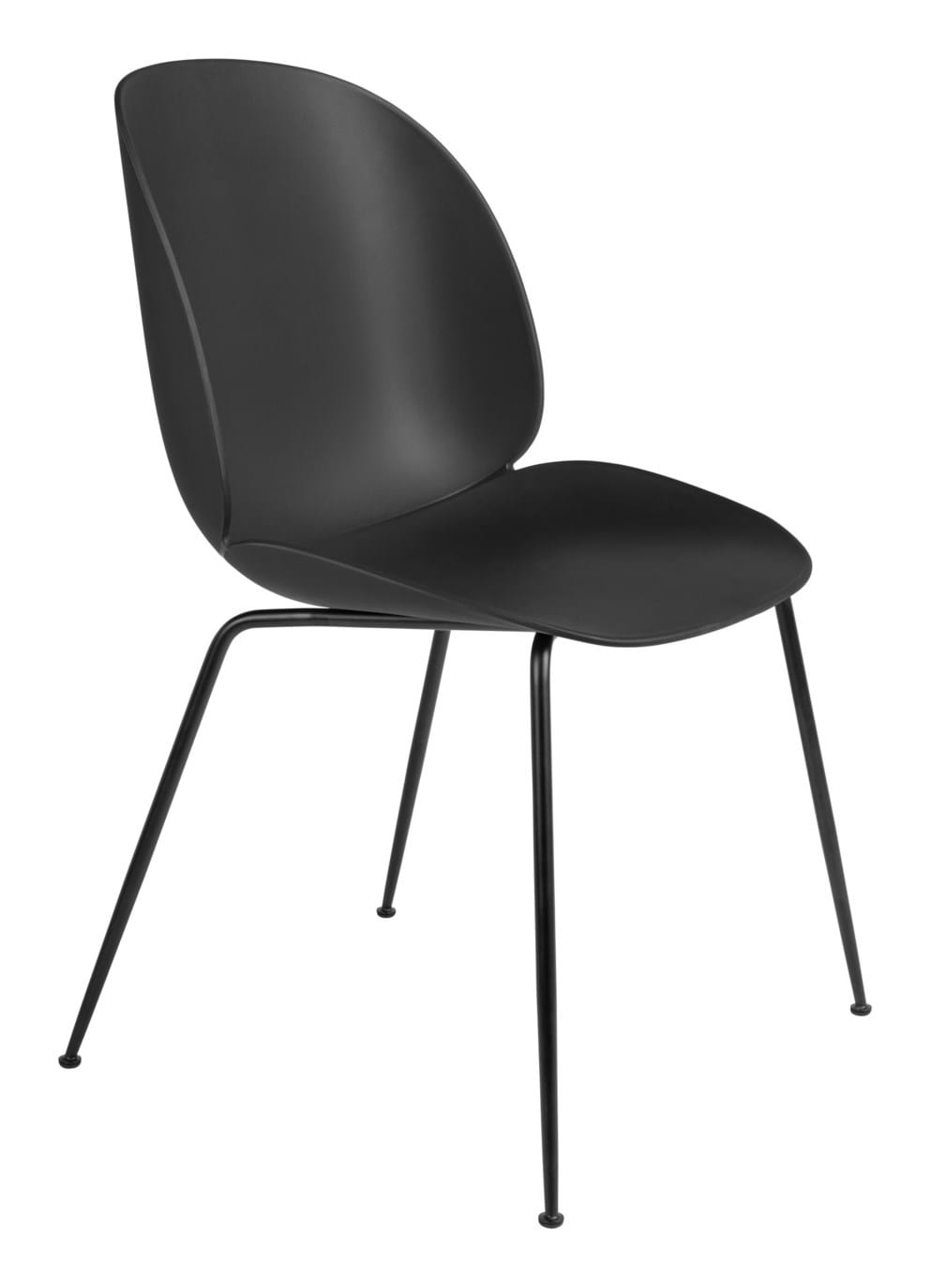 Beetle Chair Unupholstered Black Matt Base från Vålamagasinet Matstolar, Gubi, Image-1