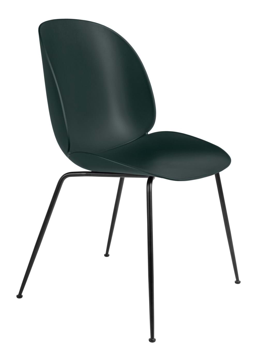 Beetle Chair Unupholstered Black Matt Base från Vålamagasinet Matstolar, Gubi, Image-1
