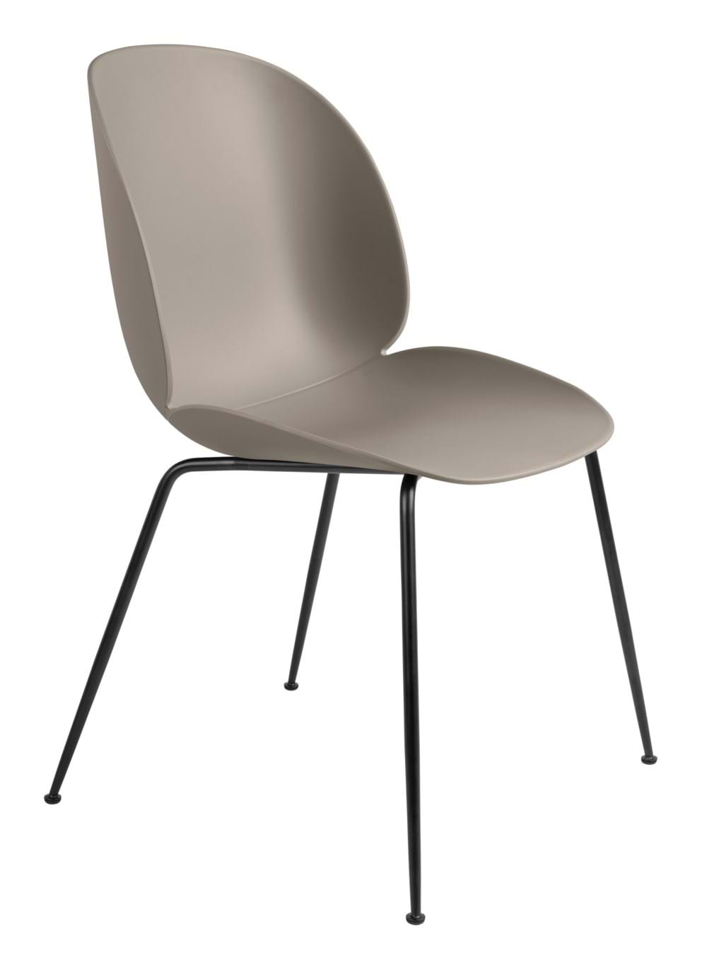 Beetle Chair Unupholstered Black Matt Base från Vålamagasinet Matstolar, Gubi, Image-1